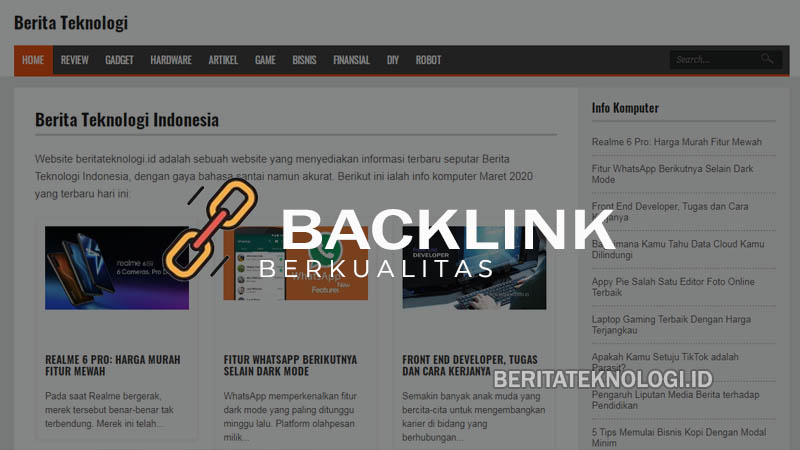 Cara Mendapatkan Backlink Berkualitas Tahun 2021